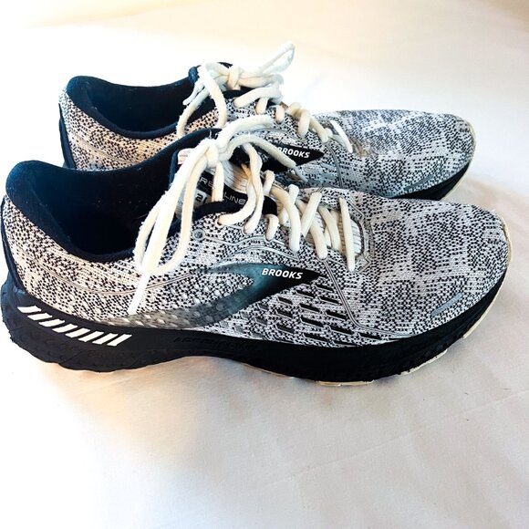 Brooks Women's Adrenaline Gts 21 White/Grey/Black Running Shoes Size 11 Medium - Picture 4 of 14